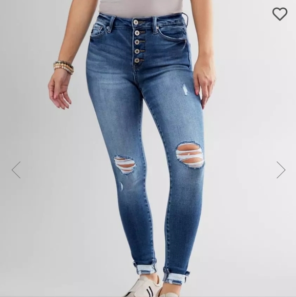 KanCan High Rise Ankle Skinny Stretch Jean - Picture 6 of 9